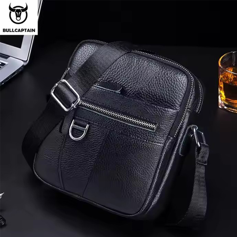Retro Gaming Cabinet - BULLCAPTAIN Mens Leather Messenger Bag Retro