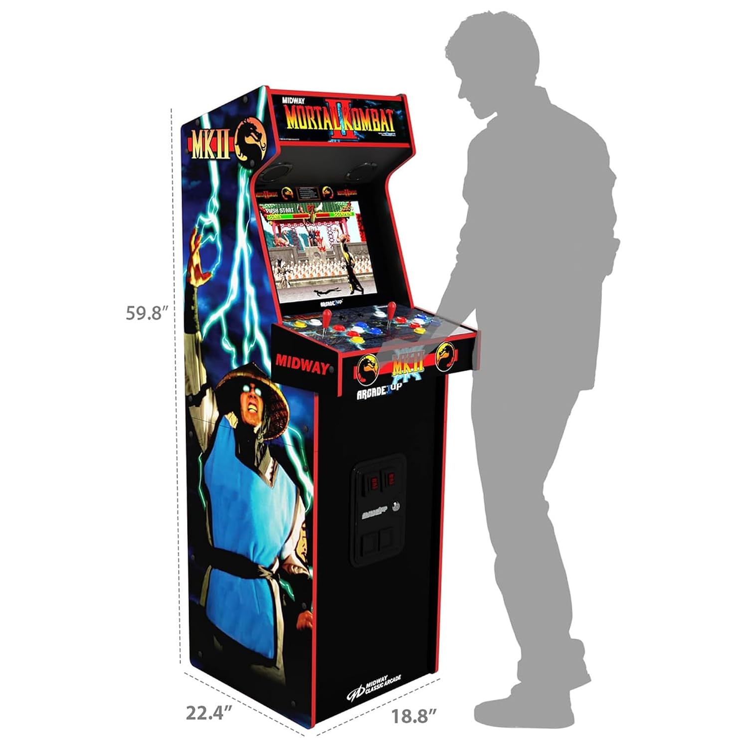 Mortal Kombat II Deluxe Arcade - Retro Gaming Cabinet 评论和价格