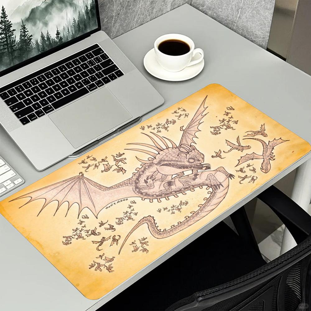 Vintage Old Paper Dragon Large - Retro Gaming Desk 评论和价格