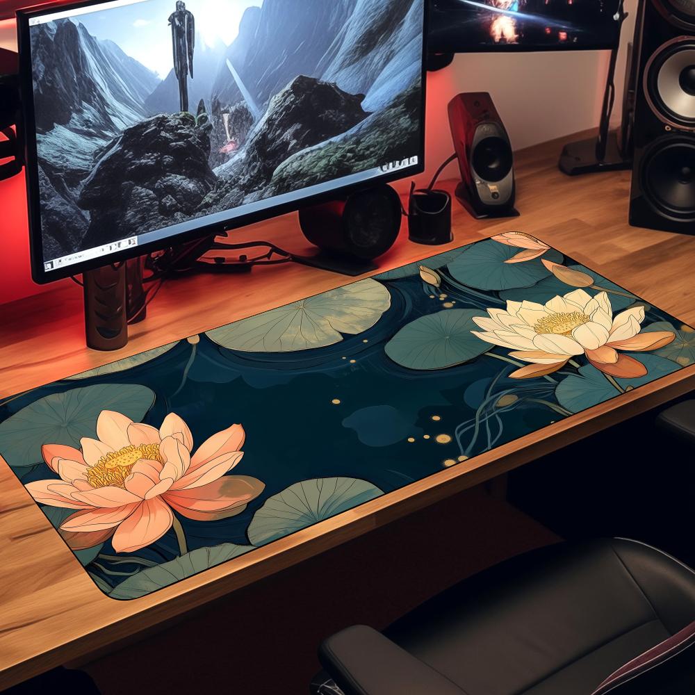 Retro flower art rendering Mou - Retro Gaming Desk 评论和价格