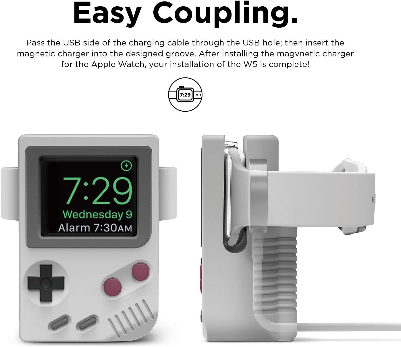 Silicone Holder for IWatch Cha - Retro Gaming Nostalgia 评论和价格