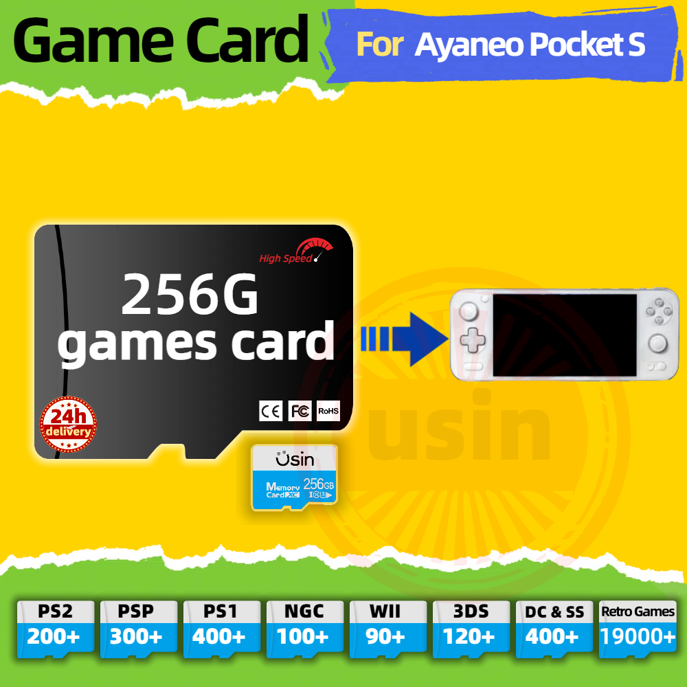 Game Card For Ayaneo Pocket S  - Retro Gaming Ps2 评论和价格