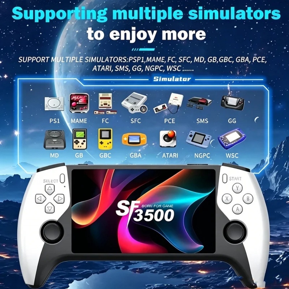 SF3500 5 inch Handheld Game Co - Retro Gaming Nostalgia 评论和价格