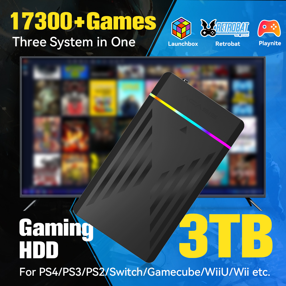 3TB Portable Gaming HDD Launch - Retro Gaming Ps2 评论和价格